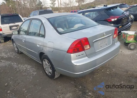 2002 Honda Civic Lx из США, поврежденный, VIN 2HGES15542H579746